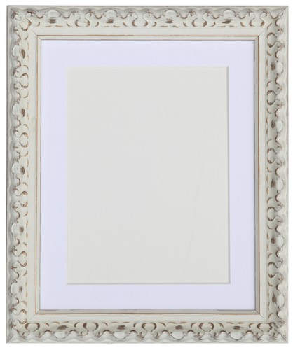White vintage ornate - white, shabby