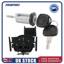 Ignition Switch + Barrel + 2 Keys FITS VAUXHALL COMBO C,MERIVA-A,CORSA-C,TIGRA-B