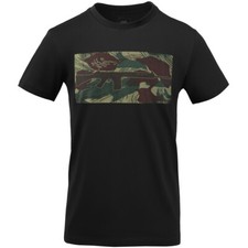 Helikon FN FAL T-Shirt Mens Cotton Printed Tee Top Black/Rhodesian Camo