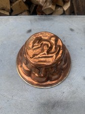Large Antique French Squirrel Copper Tin Lined Jelly Cake Pie Mould