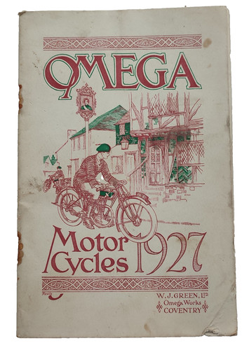 Omega motorcycle brochure 1927 - brochure,