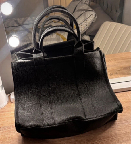 Marc jacobs black leather - leather, logo
