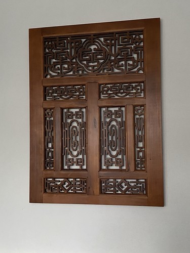 Vintage chinese wooden wall - chinese,