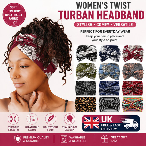 Twisted wide headband women - twisted,