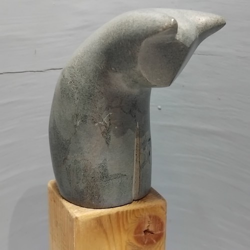Vintage soapstone cat - vintage,