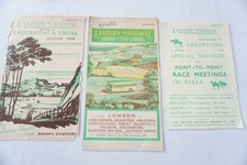 1940s & 1950s Eastern National Bus Timetable Handbill x3