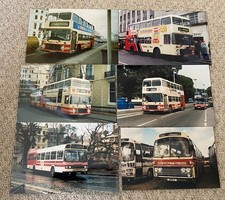JOB LOT 6 COLOUR PHOTOS BRIGHTON & HOVE EX SOUTHDOWN BUSES