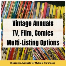 Vintage annual book toys - annual, tv