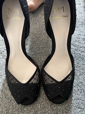 Beautiful Jenny Packham Dimante Shoes Size 6 Brand New