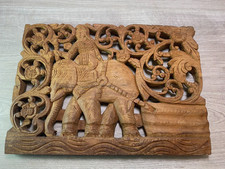 hand Carved Wood Elephant