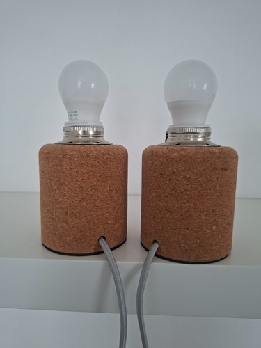 Habitat cork sidebed - , lamps