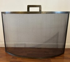 Fire Screen 90 Cms Wide, Curved, Very Sturdly