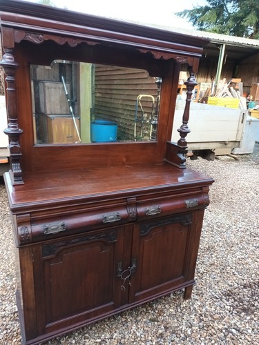 Mirror backed sideboard - mirror,