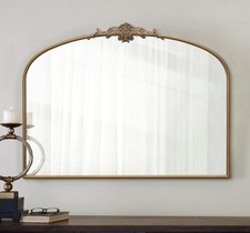 Vintage Arched Gold Mirror