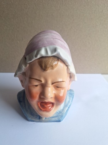 Vintage tobacco jar - vintage, crying