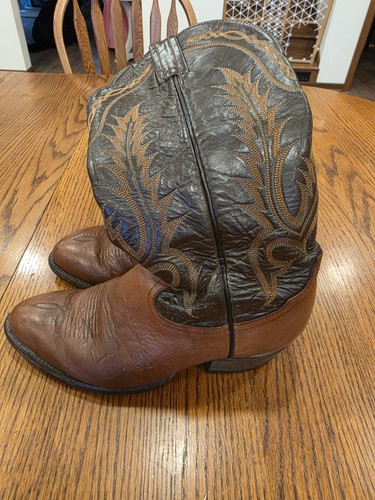 Vintage tony lama 6532 brown - vintage,