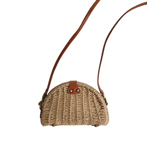 Straw shoulder bag - , woman