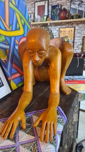 Large hand carved abstracts - hand,