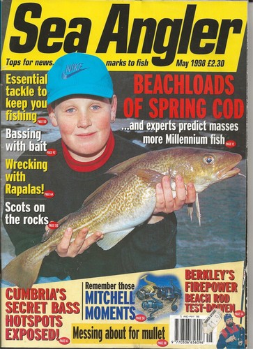 Sea angler magazine - magazine, 1998
