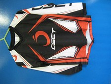 OSET KIDS ELECTRIC TRIALS BIKE RIDING SHIRT. ALL SIZES AVAILABLE. BLACK/RED.