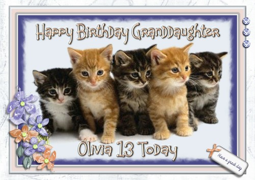 Personalised birthday card