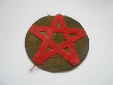 2ww Imperial Japanese -  japan  army rank patch  red star arm/ helmet cover worn