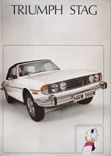 TRIUMPH STAG, REG No.HRW 566M, BROCHURE, T911/4.74.