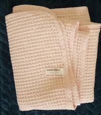 Babies R Us Pink Waffle Blanket Cotton 75x100cm 06/12 cot pram
