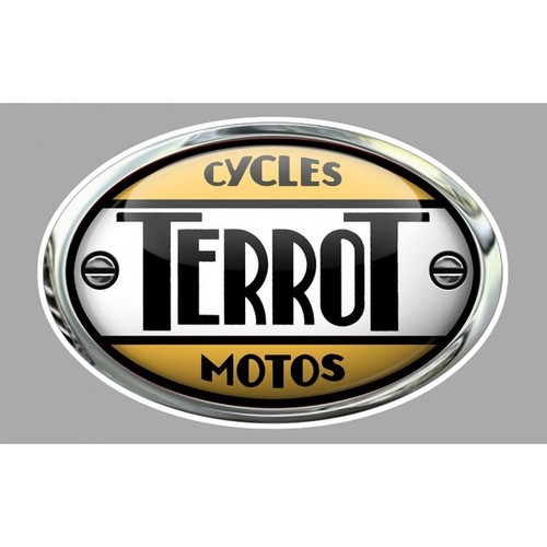 Terrot laminated vinyl sticker - laminated,