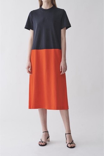 Cos blue orange colorblock - blue,
