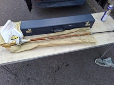 Brand New Drum Major Mace ,3 Pieces, With Carry Case total length 54 inches