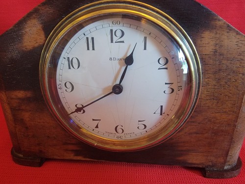 Vintage day mantel clock - vintage,