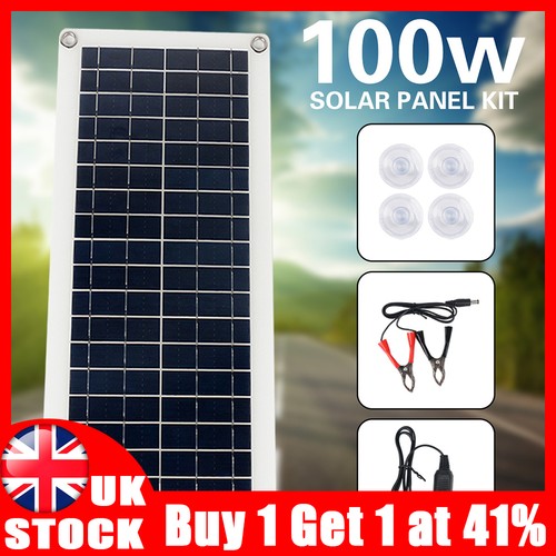 100w 12v portable solar panel - solar,