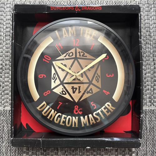 Dungeons dragons wall - wall, clock