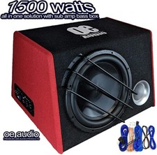 1500 watts 12" Bass box car