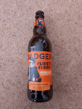 Badger Beer / Fursty Ferret Beer Bottle - Current Label (2020s)