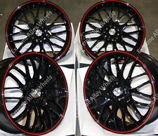 Alloy Wheels 17" Motion For Audi A1 A2 A3 TT 5x100 Seat Skoda VW See List Black