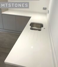 WHITE KITCHEN WORKTP QUARTZ SAMPLE QUARTZ & GRANITE WORKTOPS ALL COLOURS