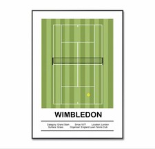 Wimbledon Tennis Poster