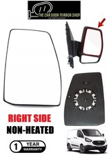 Fits Ford Transit Custom 2012-2023 Right Wing Mirror Glass With Base Non-Heated