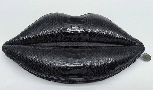 Lulu guinness black leather - guinness,