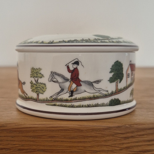 Coalport hunting scene - coalport,
