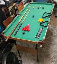 Snooker and Pool Table 4ft 6-inch
