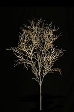 4 pc Gold Curly Willow Branch 110cm Artificial Metallic Stem Wedding Christmas