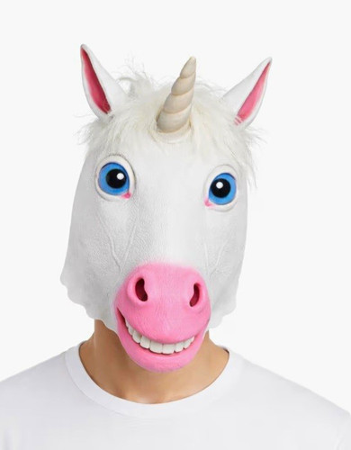 White unicorn adult unisex - white,