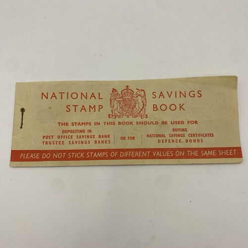 National savings stamp book - savings,
