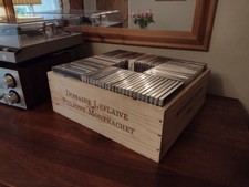 CD Storage ~ Wine Box, Crate