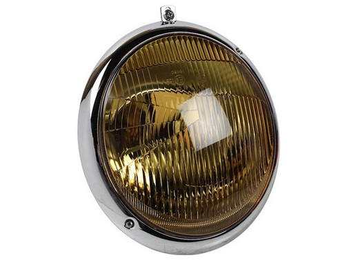 Headlamp yellow porsche 356 - headlamp,, yellow.