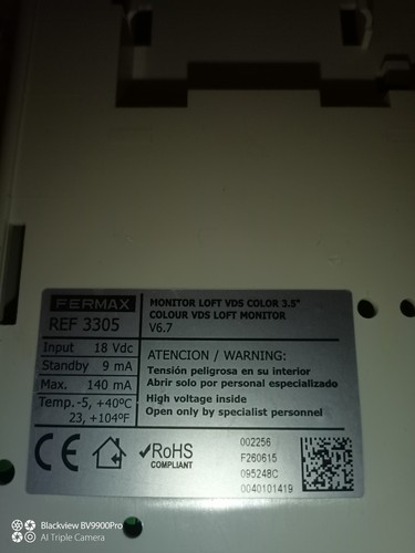 Fermax vds loft 3740 intercom - fermax,