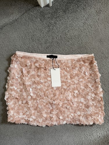 Zara bnwt pink sequin - zara,